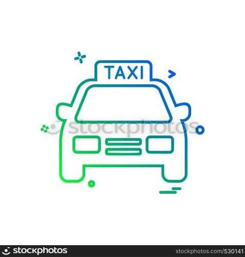 Taxi icon design vector