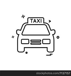 Taxi icon design vector