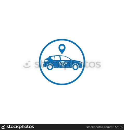 taxi icon online, vector illustration symbol design