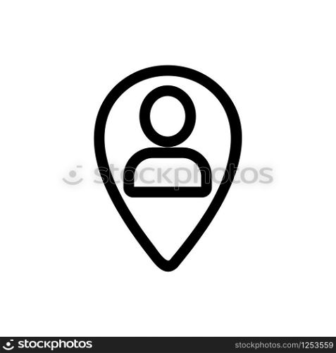 Taxi icon vector address. Thin line sign. Isolated contour symbol illustration. Taxi icon vector address. Isolated contour symbol illustration