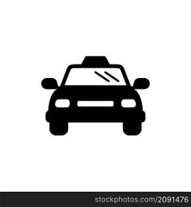 taxi icon vector flat design
