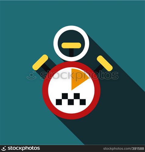 Taximeter icon. Flat illustration of taximeter vector icon for web. Taximeter icon, flat style
