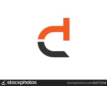 Tc letter logo design c logo ct logo lettering Vector Image