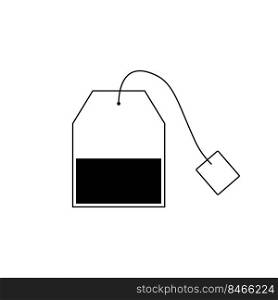 tea bag icon illustration design