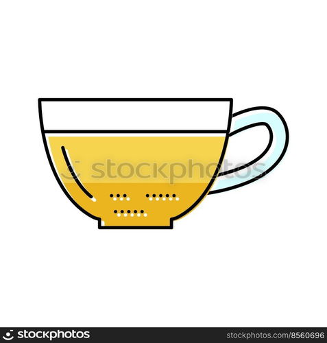 tea beverage drink color icon vector. tea beverage drink sign. isolated symbol illustration. tea beverage drink color icon vector illustration