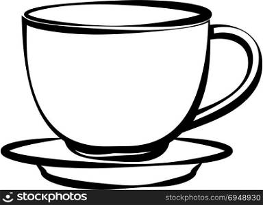 Tea Coffee Cup Designs Vector Art Illustration