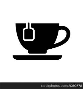 tea cup icon vector solid style