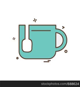 Tea icon design vector