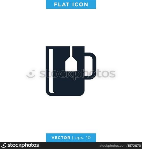 Tea Icon Vector Design Template. Drink Icon.