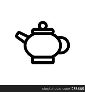 tea icon vector. Thin line sign. Isolated contour symbol illustration. tea icon vector. Isolated contour symbol illustration