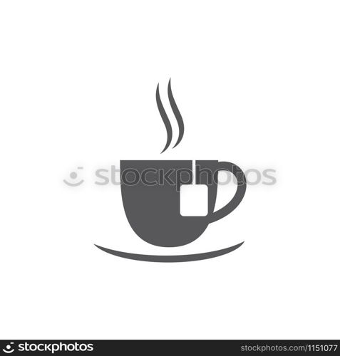 Tea logo vector icon template