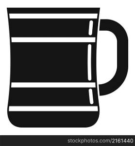 Tea mug icon simple vector. Hot cup. Ceramic drink. Tea mug icon simple vector. Hot cup