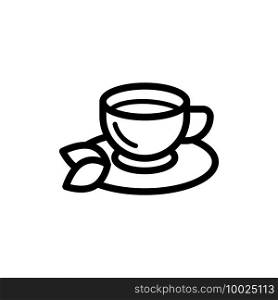 tea mug icon vector design trendy