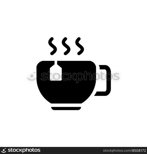 tea mug icon vector template