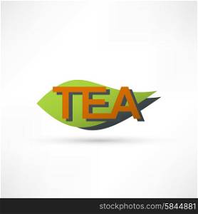 Tea shop logo symbol icon