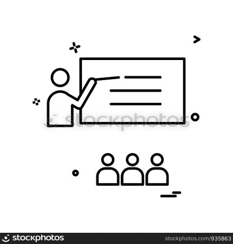 teacher student school icon vector design