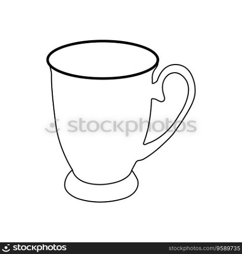 Teacup icon vector illustration symbol design