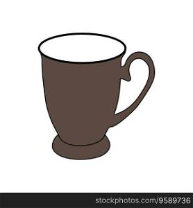 Teacup icon vector illustration symbol design