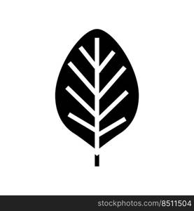 teak leaf glyph icon vector. teak leaf sign. isolated symbol illustration. teak leaf glyph icon vector illustration