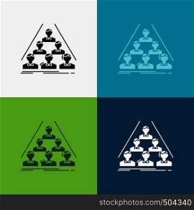 team, build, structure, business, meeting Icon Over Various Background. glyph style design, designed for web and app. Eps 10 vector illustration. Vector EPS10 Abstract Template background