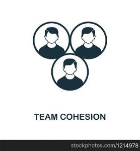 Team Cohesion creative icon. Simple element illustration. Team Cohesion concept symbol design from project management collection. Can be used for mobile and web design, apps, software, print.. Team Cohesion icon. Monochrome style icon design from project management icon collection. UI. Illustration of team cohesion icon. Ready to use in web design, apps, software, print.