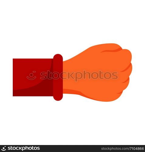 Team fist icon. Flat illustration of team fist vector icon for web design. Team fist icon, flat style