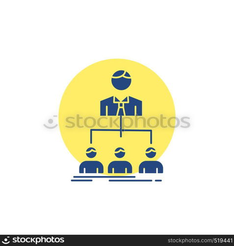 team, teamwork, organization, group, company Glyph Icon.. Vector EPS10 Abstract Template background