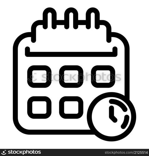 Teamwork calendar icon outline vector. Paper team. Success job. Teamwork calendar icon outline vector. Paper team