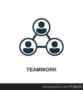 Teamwork creative icon. Simple element illustration. Teamwork concept symbol design from human resources collection. Can be used for web, mobile and print. web design, apps, software, print.. Teamwork creative icon. Simple element illustration. Teamwork concept symbol design from human resources collection. Perfect for web design, apps, software, print.