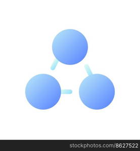 Teamwork improvement pixel perfect flat gradient two-color ui icon. Project management. Cooperation. Simple filled pictogram. GUI, UX design for mobile application. Vector isolated RGB illustration. Teamwork improvement pixel perfect flat gradient two-color ui icon