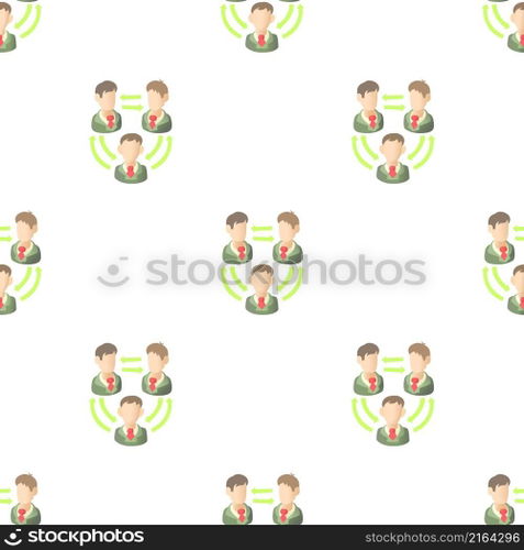 Teamwork pattern seamless background texture repeat wallpaper geometric vector. Teamwork pattern seamless vector
