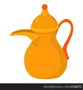 Teapot icon. Cartoon illustration of teapot vector icon for web. Teapot icon, cartoon style