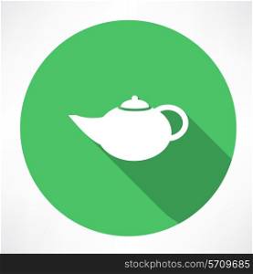 Teapot icon. Flat modern style vector illustration