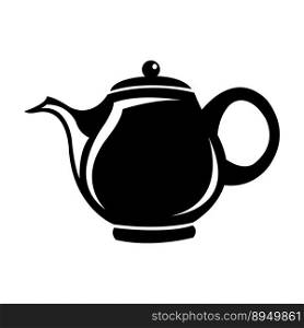 teapot icon logo vector design template