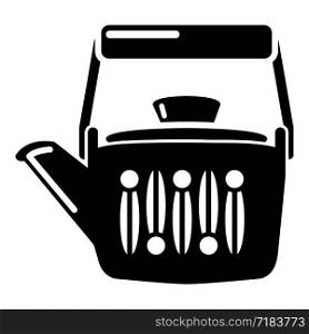 Teatime icon. Simple illustration of teatime vector icon for web. Teatime icon, simple black style