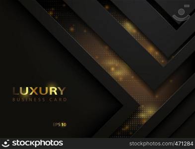 Tech Background with Golden Elements