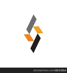 tech logo icon abstract symbol design
