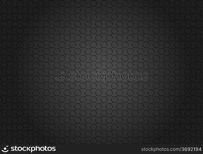 Tech texture with hexagons. Abstract illustration