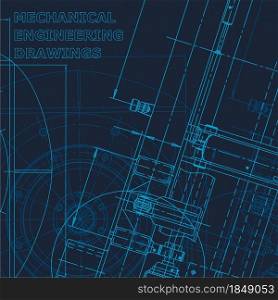 Technical cyberspace. Blueprint. Vector engineering illustration. Cover, flyer banner background Corporate Identity. Technical cyberspace, Corporate Identity. Blueprint. Vector engineering illustration