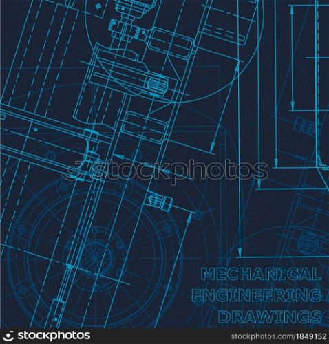 Technical cyberspace. Blueprint. Vector engineering illustration. Technical illustrations, background Corporate Identity. Technical cyberspace, Corporate Identity. Blueprint. Vector engineering illustration