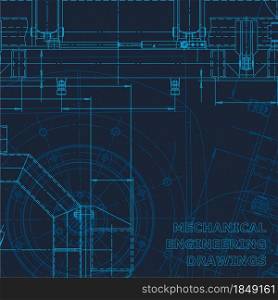 Technical cyberspace. Computer aided design systems. Blueprint, scheme, plan Industry Corporate Identity. Technical cyberspace, Corporate Identity. Blueprint. Vector engineering illustration