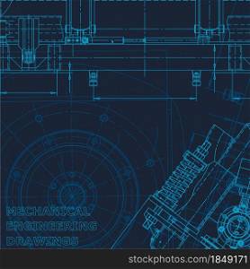 Technical cyberspace. Corporate Identity. Blueprint, scheme, plan sketch Technical illustrations background. Technical cyberspace, Corporate Identity. Blueprint. Vector engineering illustration