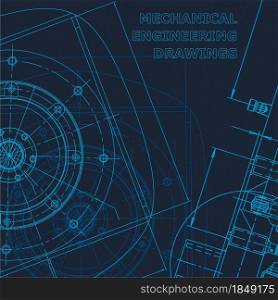 Technical cyberspace. Corporate Identity. Blueprint, Sketch Vector engineering illustration Cover. Technical cyberspace, Corporate Identity. Blueprint. Vector engineering illustration