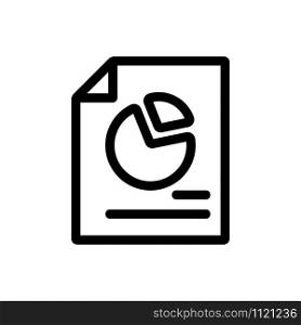 technical document icon vector. A thin line sign. Isolated contour symbol illustration. technical document icon vector. Isolated contour symbol illustration