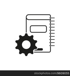Technical documentation icon. Vector illustration. EPS 10. Stock image.. Technical documentation icon. Vector illustration. EPS 10.