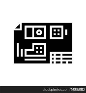 technical drawing mechanical engineer glyph icon vector. technical drawing mechanical engineer sign. isolated symbol illustration. technical drawing mechanical engineer glyph icon vector illustration