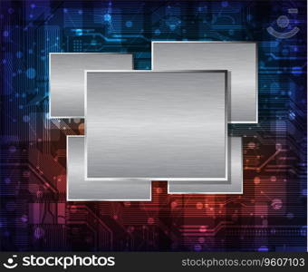 Technical network Royalty Free Vector Image