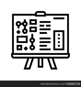 technical report line icon vector. technical report sign. isolated contour symbol black illustration. technical report line icon vector illustration