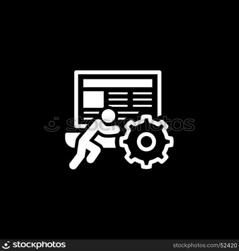 Technical Support Icon. Flat Design. Business Concept. Isolated Illustration. Technical Support Icon. Flat Design.