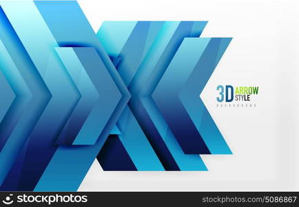 Techno arrow background. Techno arrow background, vector template design